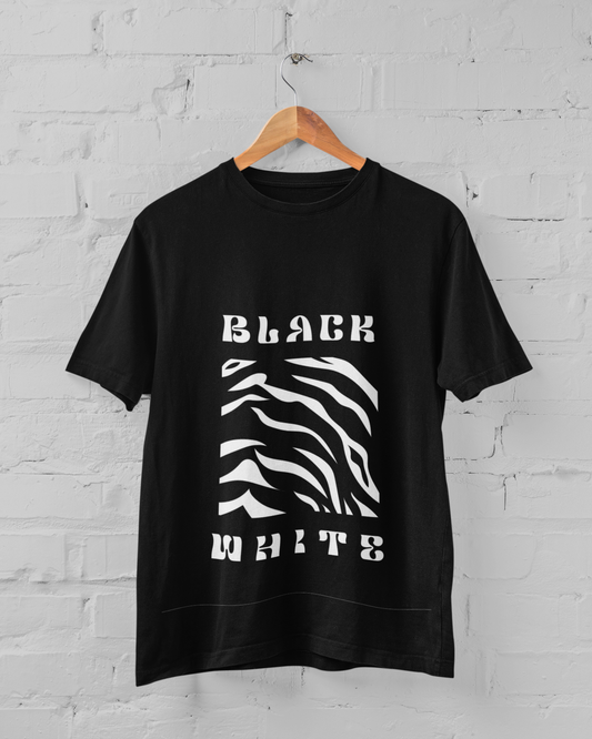 Black and White T-shirt Swedish Attitude Copper Molly